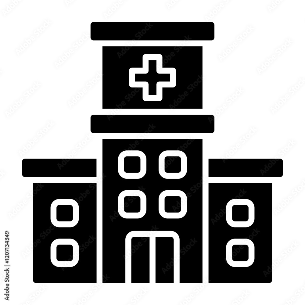 Obraz premium Hospital Icon
