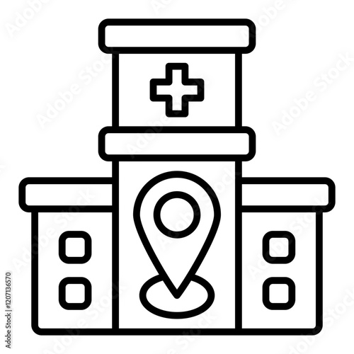 Hospital location Icon