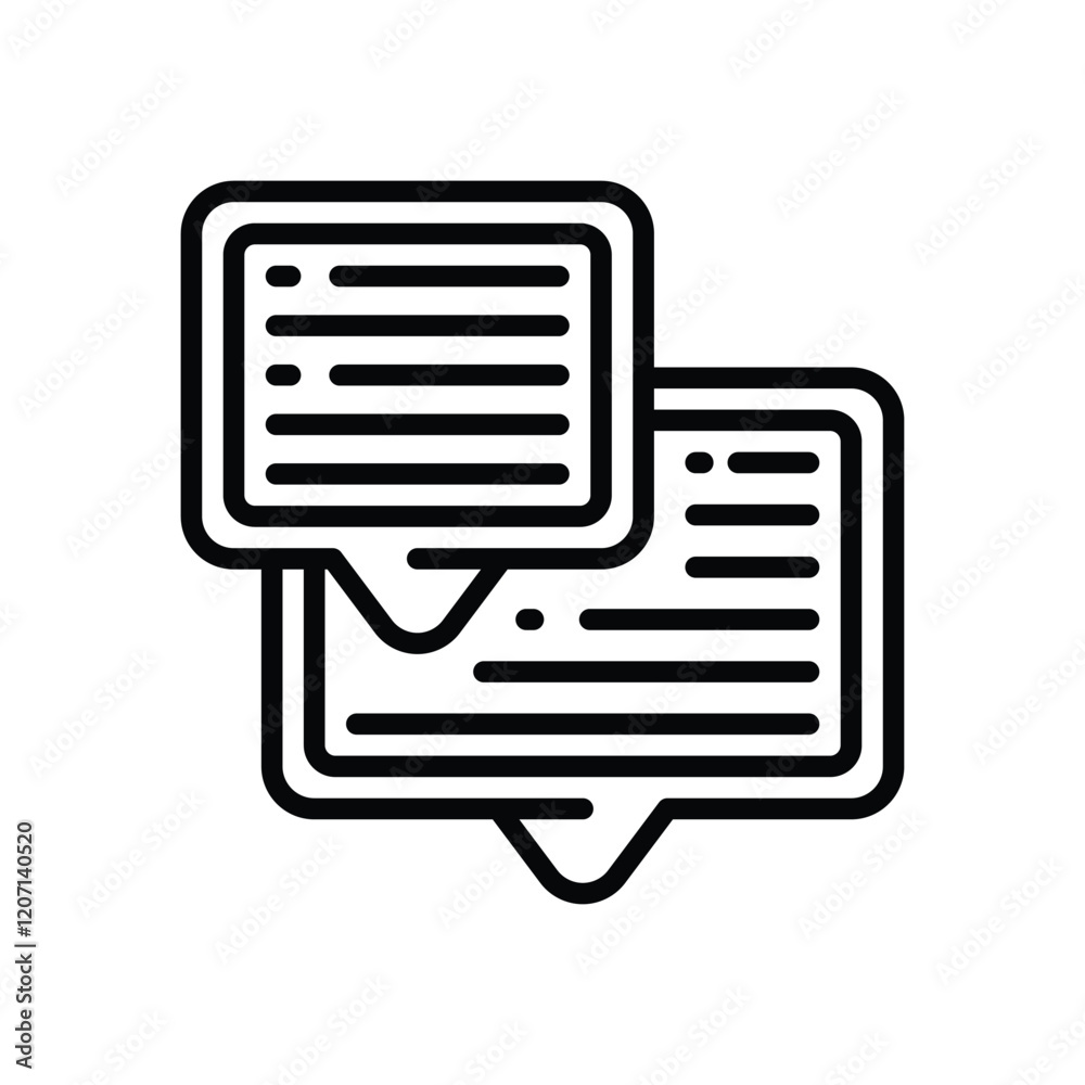 message line icon. vector icon for your website, mobile, presentation, and logo design. message line icon. vector icon for your website, mobile, presentation, and logo design.
