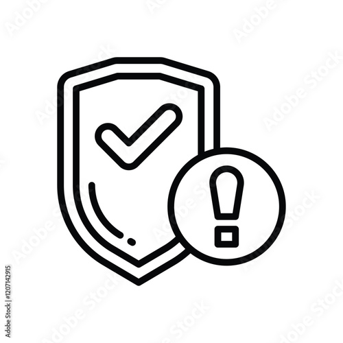 protection line icon. vector icon for your website, mobile, presentation, and logo design.