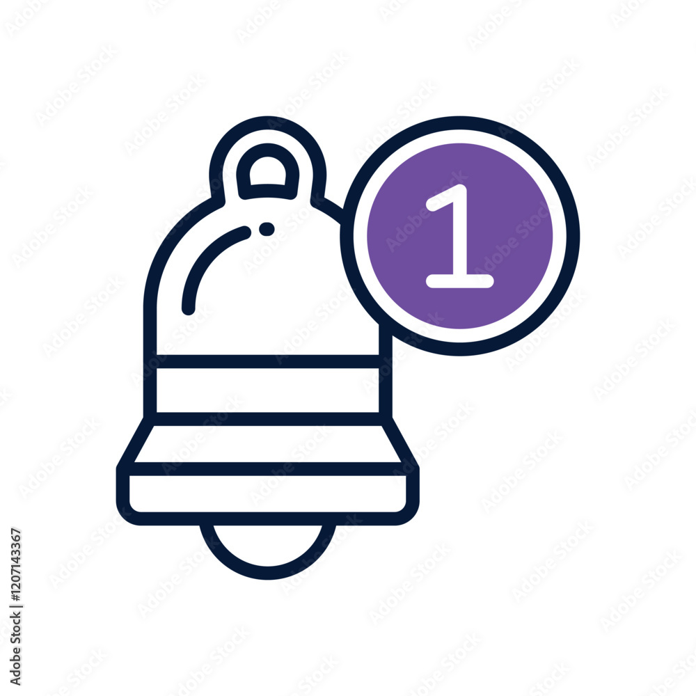 notification dual tone icon. vector icon for your website, mobile, presentation, and logo design. notification dual tone icon. vector icon for your website, mobile, presentation, and logo design.