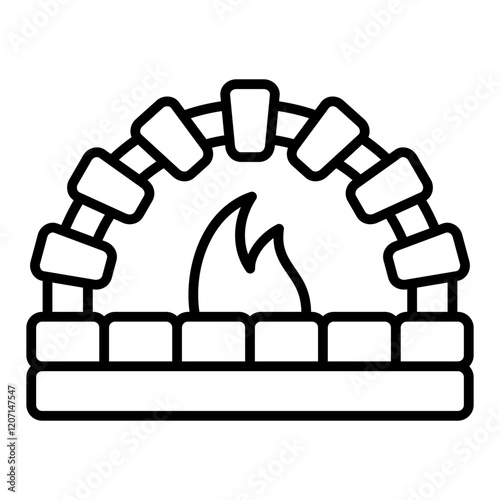 Stone oven Icon