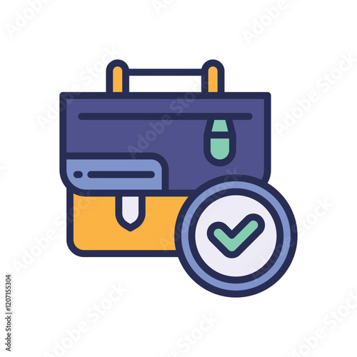 project management filled color icon. vector icon for your website, mobile, presentation, and logo design.