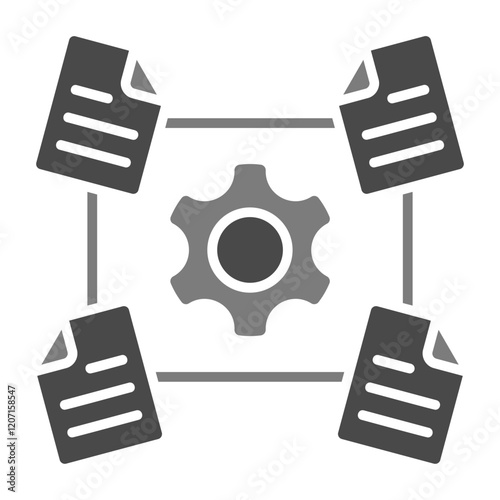 Unstructured information Icon