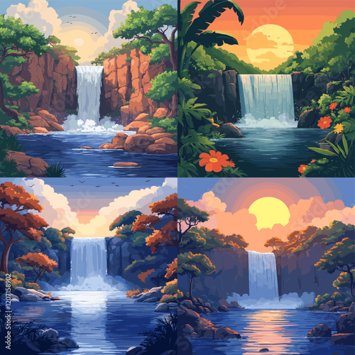 waterfall in the forest