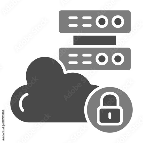 Cloud lock Icon