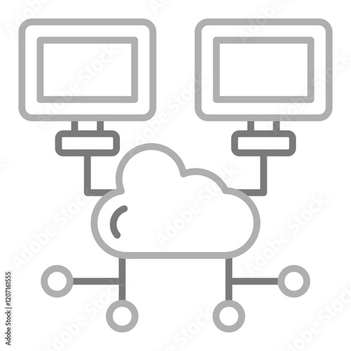 Cloud network Icon