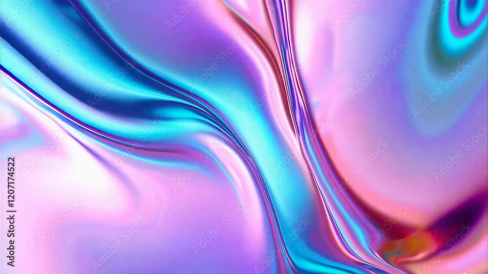 Colorful satin-like fabric flowing smoothly in abstract shapes, creating a dynamic and elegant visual for modern designs. Colorful satin-like fabric flowing smoothly in abstract shapes, creating a dynamic and elegant visual for modern designs.