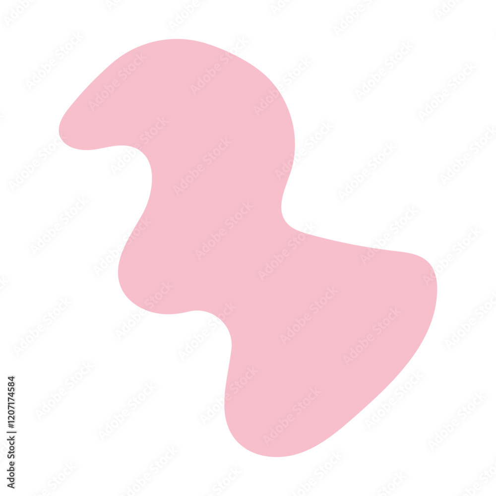 abstract blobs pastel pink for background abstract blobs pastel pink for background