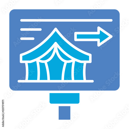 Camping zone Icon