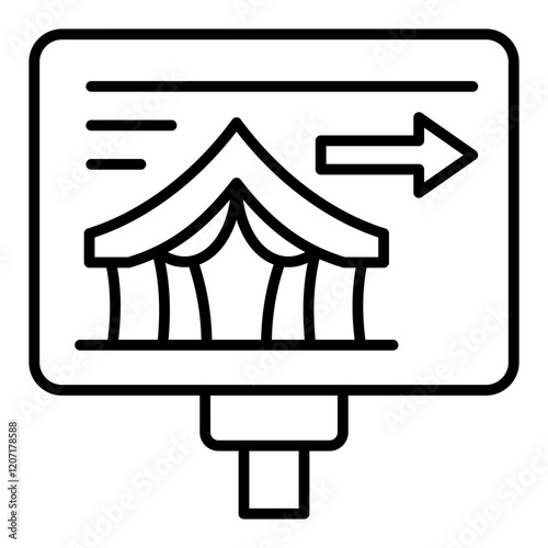 Camping zone Icon