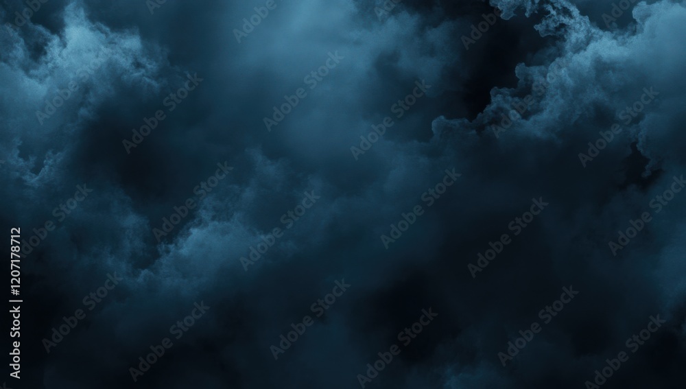Obraz premium Abstract watercolor paint background in dark blue color with a grunge texture.