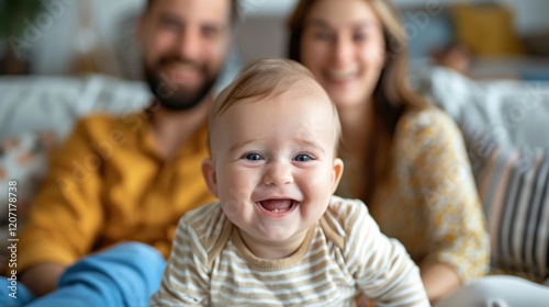First Photo: Capturing the baby's first moments, this photo cherishes their tiny features and marks their beautiful introduction to the world with family.
