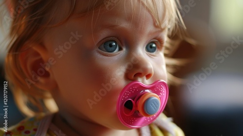 Pacifier Moments: Watching a baby calm themselves with a pacifier, providing comfort and relief during fussy moments-truly a lifesaver for parents.
