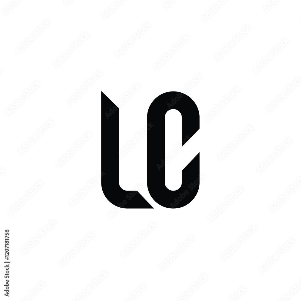 LC monogram logo design letter text name symbol monochrome logotype alphabet character simple logo LC monogram logo design letter text name symbol monochrome logotype alphabet character simple logo