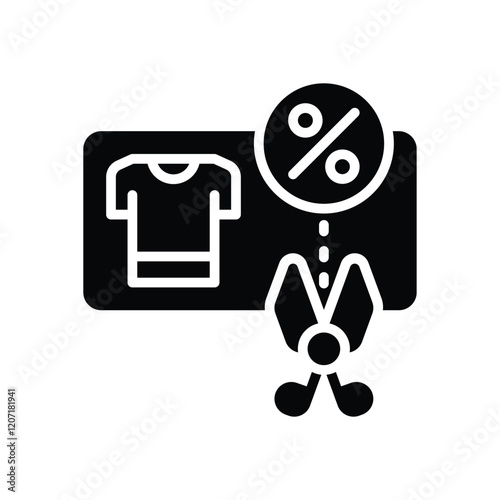 coupon icon. vector glyh icon for your website, mobile, presentation, and logo design. photo