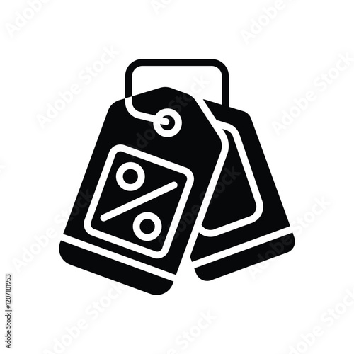 price tag icon. vector glyh icon for your website, mobile, presentation, and logo design. photo