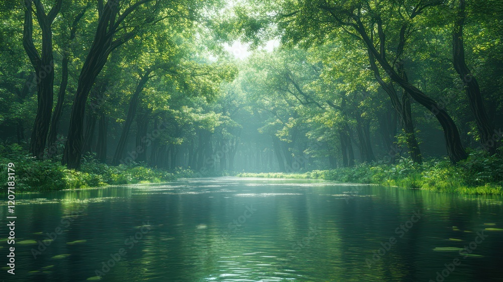 Enchanted Forest River: A Serene Escape into Nature's Embrace Enchanted Forest River: A Serene Escape into Nature's Embrace