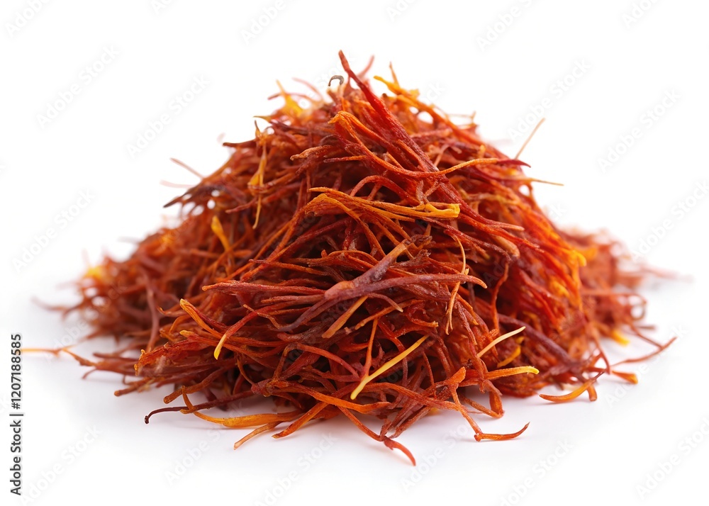 Fototapeta premium saffron isolated on a white background