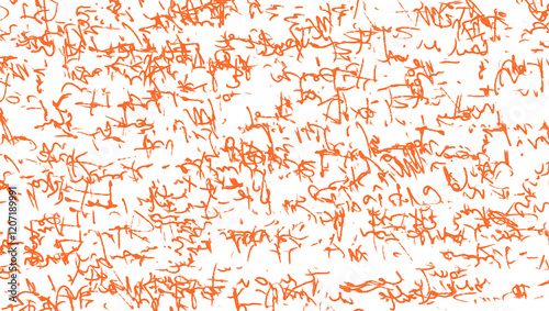Abstract Scribbles on Transparan Background