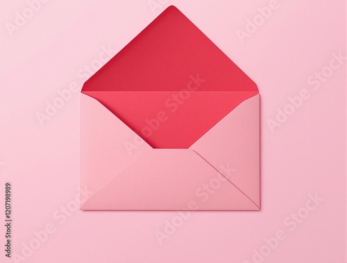 love letter envelope design, royalty free
