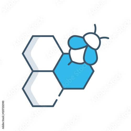 Honeycomb vector icon