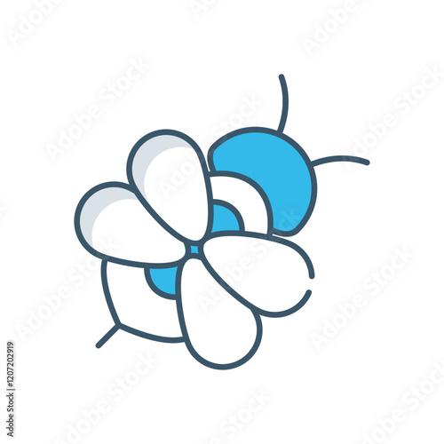 Honey Bee vector icon