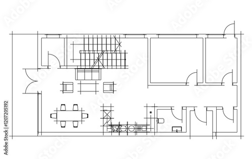 sketch of house