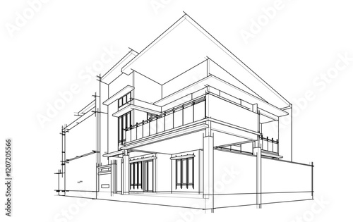 3d model of house