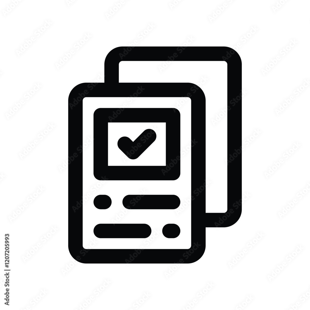 document line icon. vector icon for your website, mobile, presentation, and logo design. document line icon. vector icon for your website, mobile, presentation, and logo design.