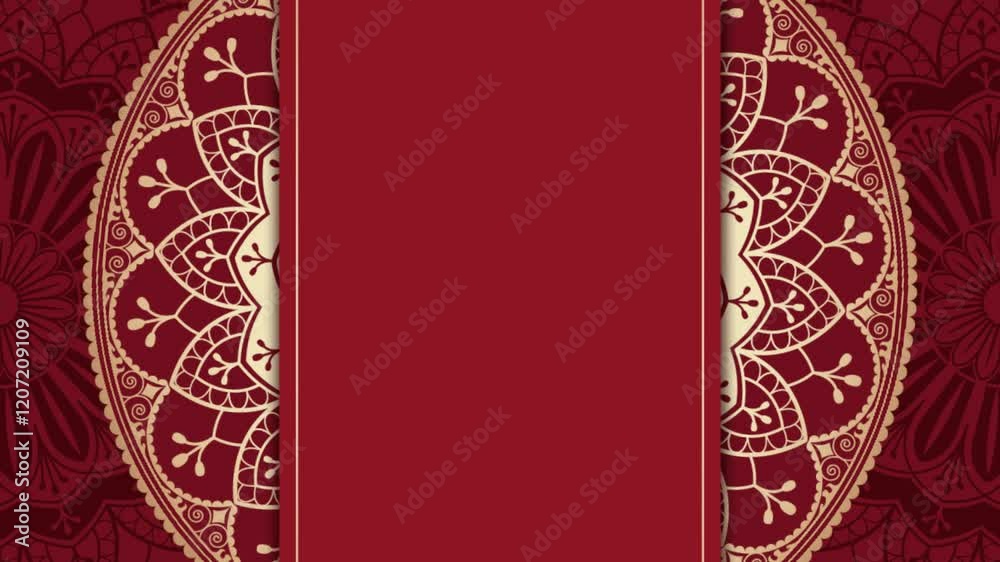 Mandala wedding invitation background. Luxury ornamental mandala background. A diwali deepawali and ramadan islamic festival greeting decorative element's oriental