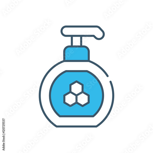 Honey Body Lotion vector icon