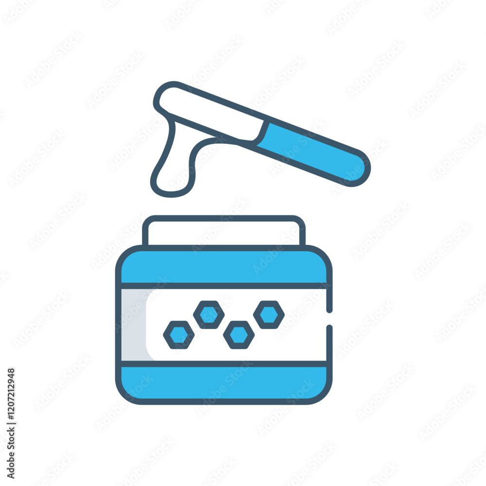 Honey Wax vector icon Honey Wax vector icon