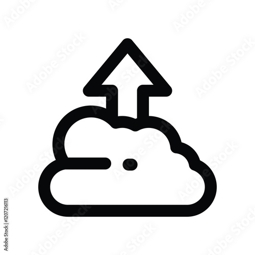 increase icon. vector line icon for your website, mobile, presentation, and logo design.