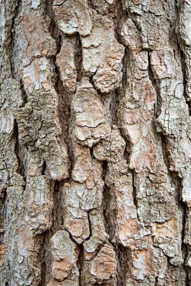 Close-up of weathered oak tree trunk displaying intricate textures and patterns ideal for design projects and backgrounds Close-up of weathered oak tree trunk displaying intricate textures and patterns ideal for design projects and backgrounds