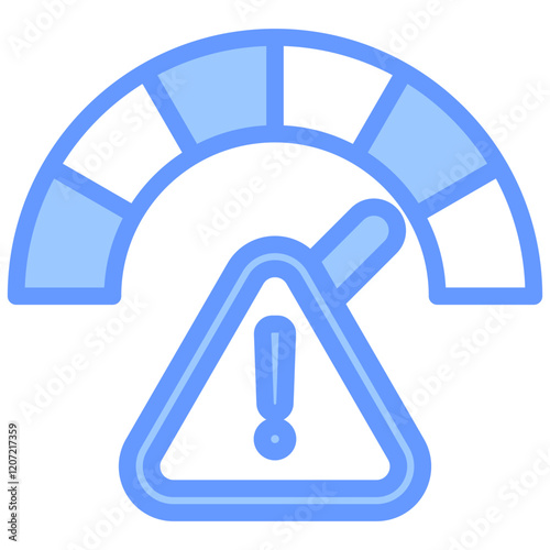 Incident Severity Blue Icon