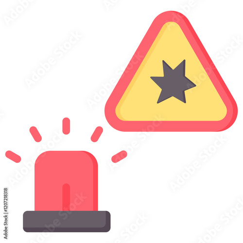 Incident Flat Icon