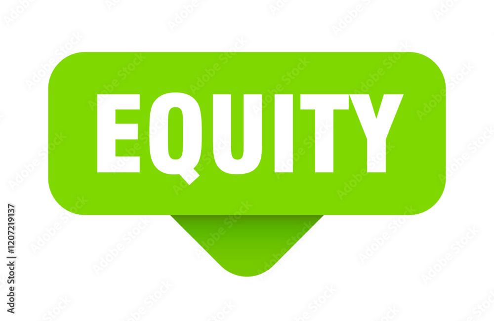 equity sticker. equity sign on transparent background equity sticker. equity sign on transparent background