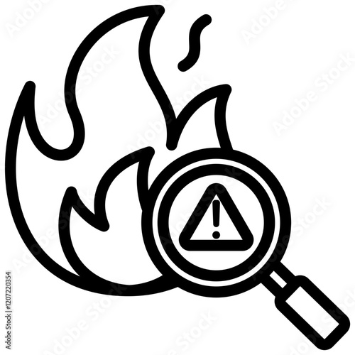 Risk Identification Outline Icon