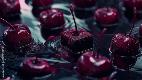 Futuristic Cherries: Square Forms on Dark Waters