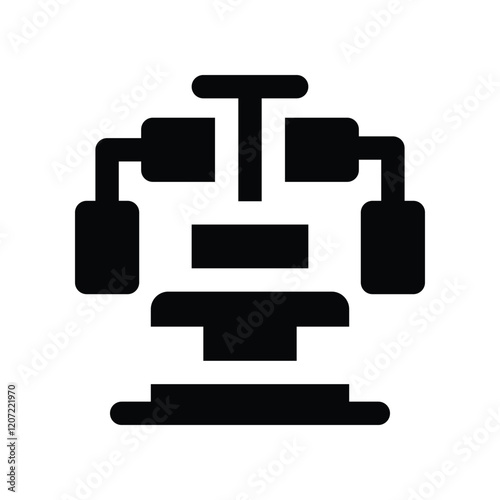 lifting solid icon. vector icon for your website, mobile, presentation, and logo design.