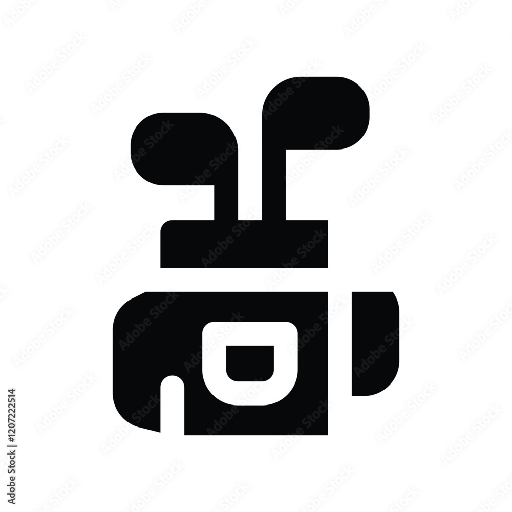 golf solid icon. vector icon for your website, mobile, presentation, and logo design. golf solid icon. vector icon for your website, mobile, presentation, and logo design.
