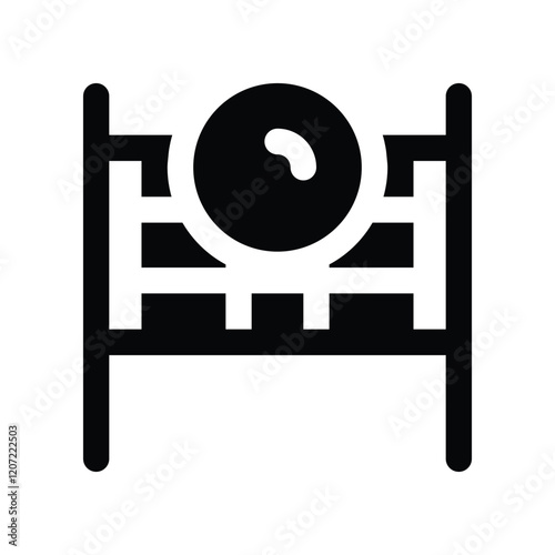 volley net solid icon. vector icon for your website, mobile, presentation, and logo design.