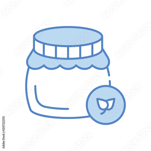 Organic Honey vector icon