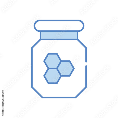 Buckwheat Honey vector icon