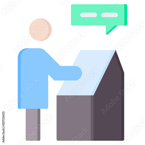 Self Service Flat Icon
