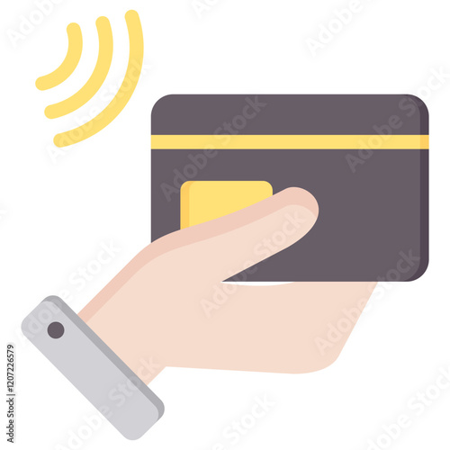 Contactless Payment Flat Icon