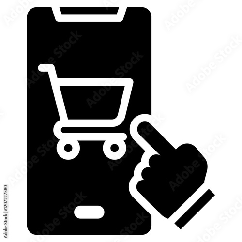 Ecommerce Glyph Icon