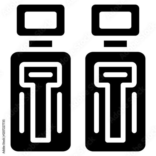 Self Service Terminal Glyph Icon