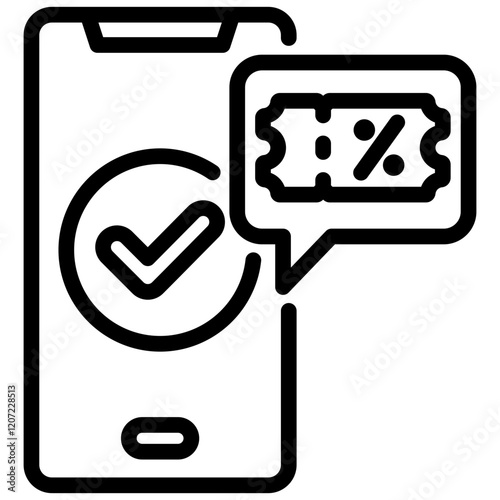 Online Reservation Outline Icon